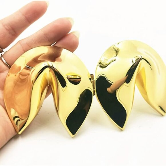 Metal Fortune Cookie Box With Message Slip Inside for Gifts(Ask for color) - Picture 4 of 14